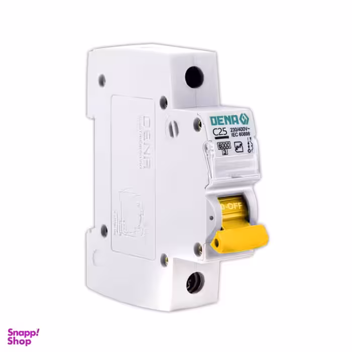 فیوز مینیاتوری تک فاز 25 آمپر دنا الکتریک ایرانیان مدل C25