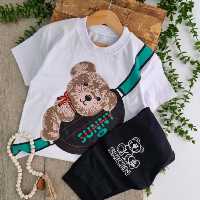 تیشرت شلوارک خرسی اسپرت