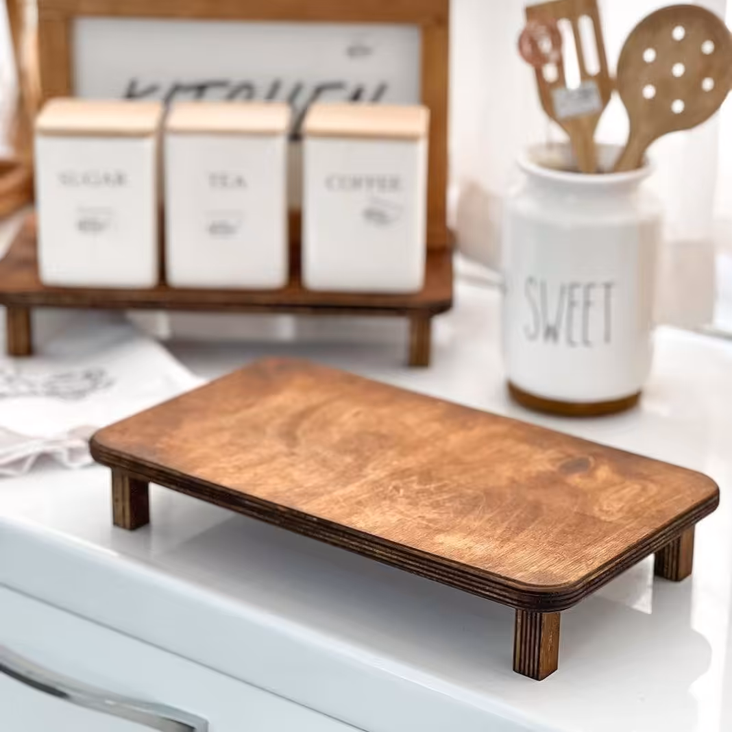 رایزر مستطیل  چندلایی چوبی 