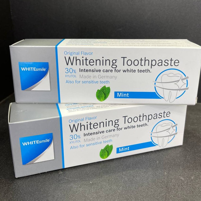 خمیردندان سفید کننده وایت اسمایل مدل Whitening حجم 75میلی لیتر