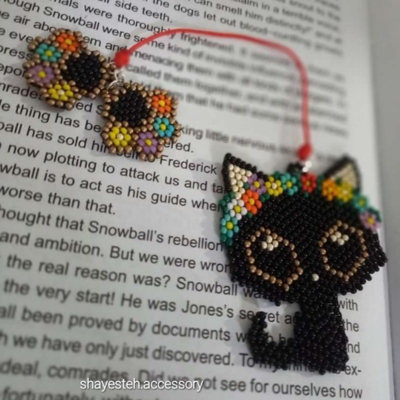 بوک مارک گربه سیاه