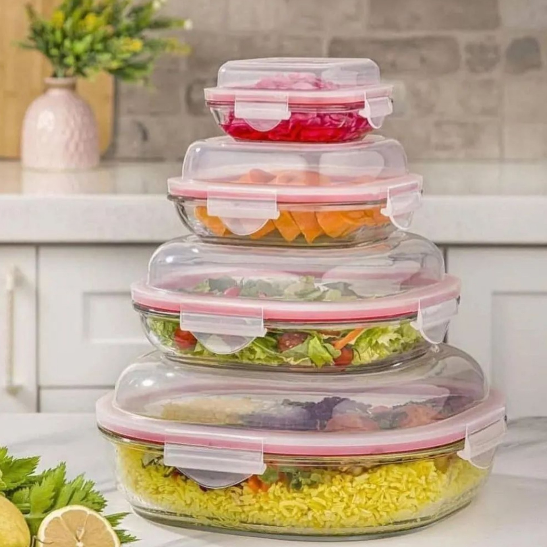 ظرفنگهدارنده لیمون ظرف نگهدارنده غذا ظرفنگهدارنده غذا لیمون ظرف نگهدارنده 8پارچه لیمون ظرفنگهدانده 4 تیکه لیمون 