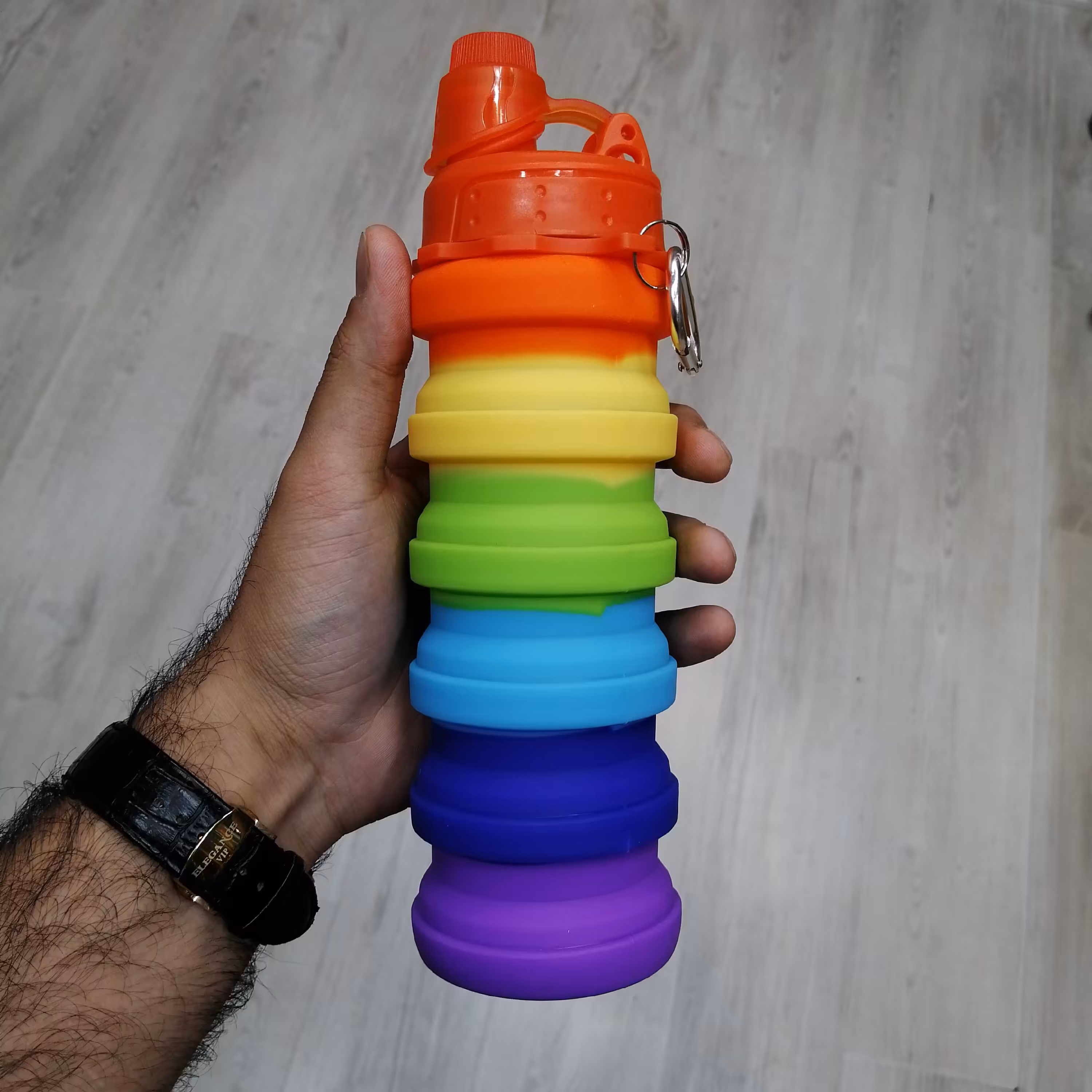 قمقمه سیلیکونی چند رنگ 