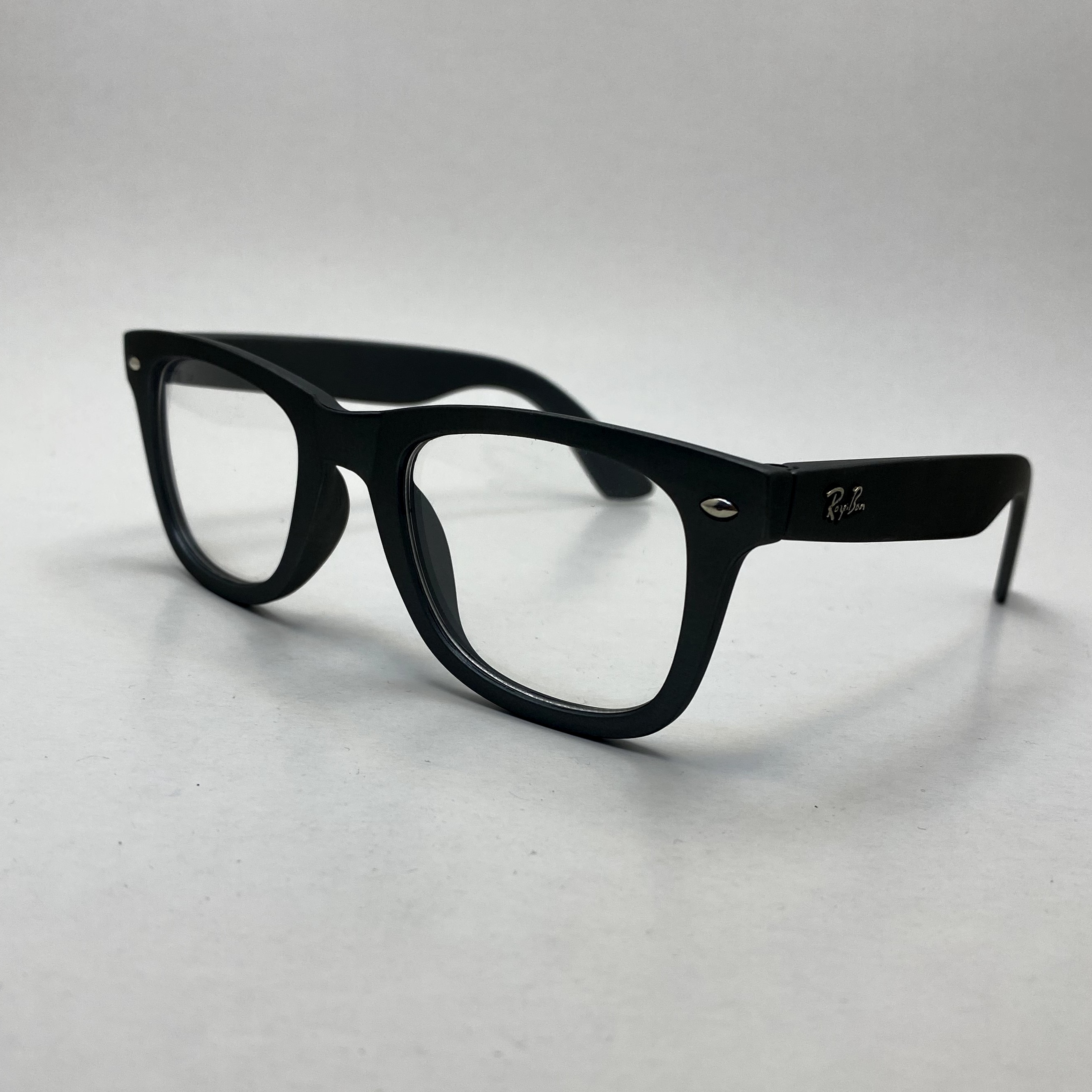 فریم عینک طبی مستطیلی طرح ریبن  طوسی 