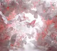 بک دراپ عکاسی با پروانه | گرافیک با طعم تربچه