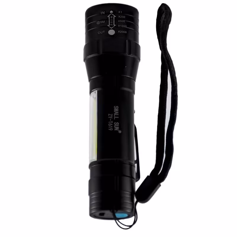 چراغ قوه پلیسی مدل ZY-T619 رنگ مشکی

