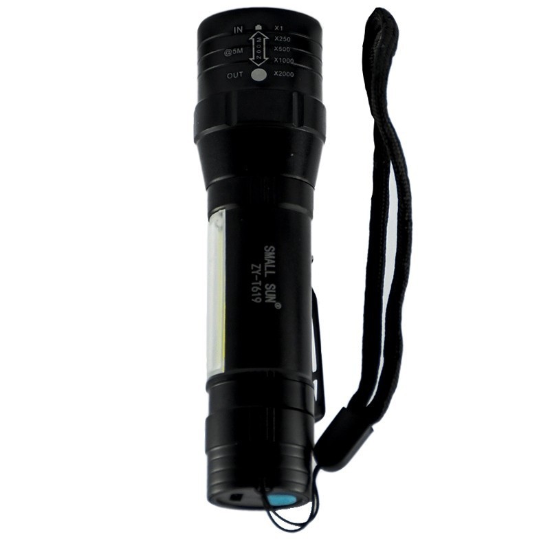 چراغ قوه پلیسی مدل ZY-T619 رنگ مشکی