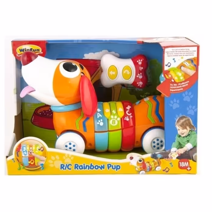 اسباب بازی کنترلی سگ رنگین کمان وین فان