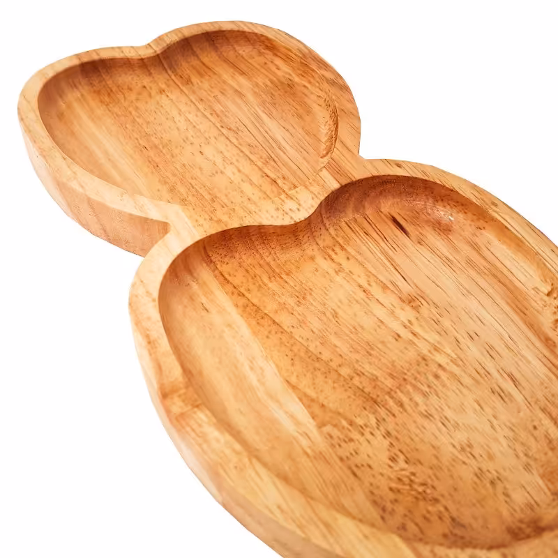 اردو خوری چوبی قلبی دو تایی