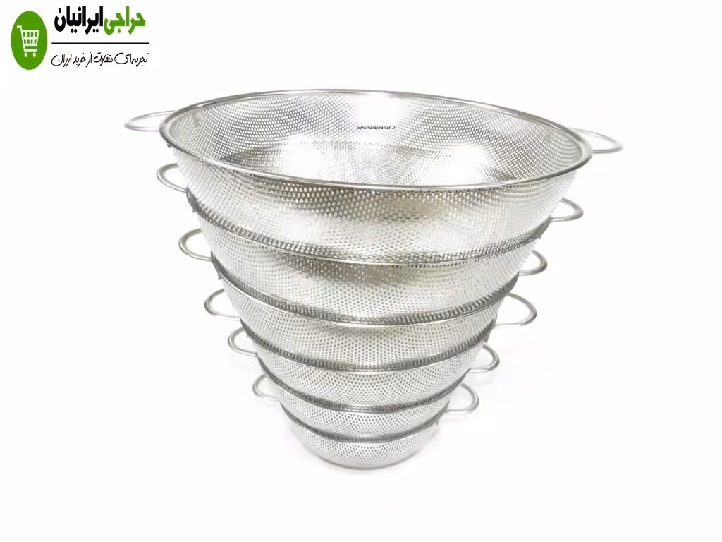 آبکش استیل 6 تیکه پانچی