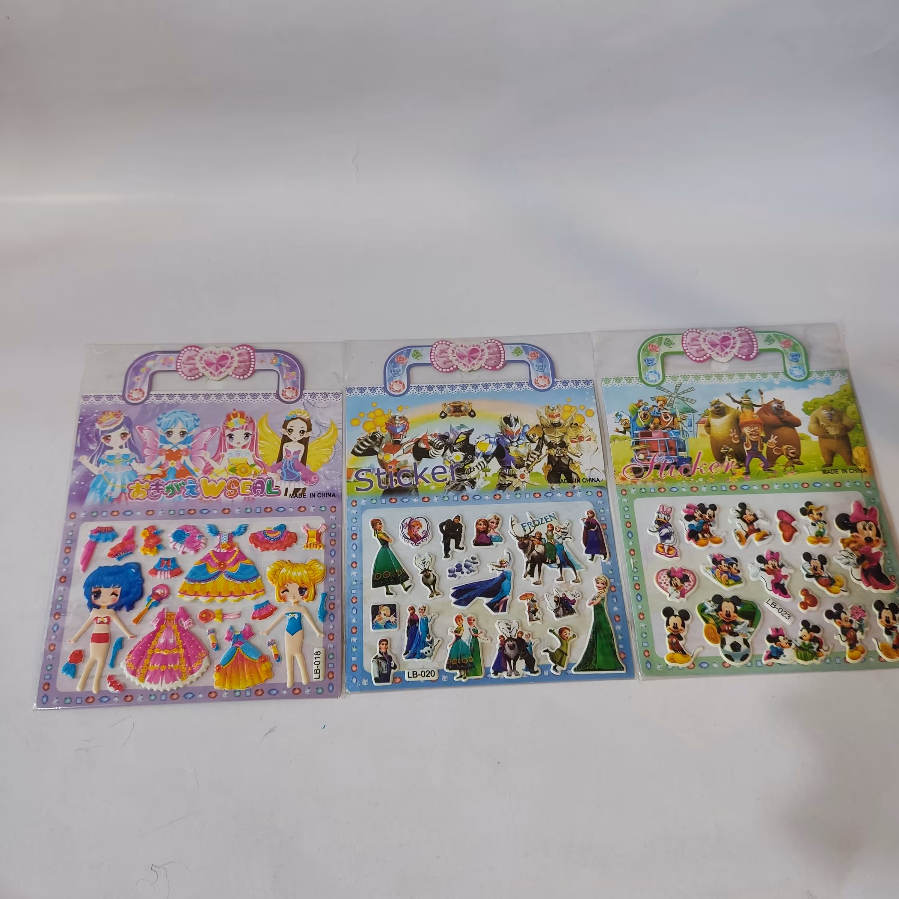 برچسب فانتزی دخترانه پفکی سایز متوسط