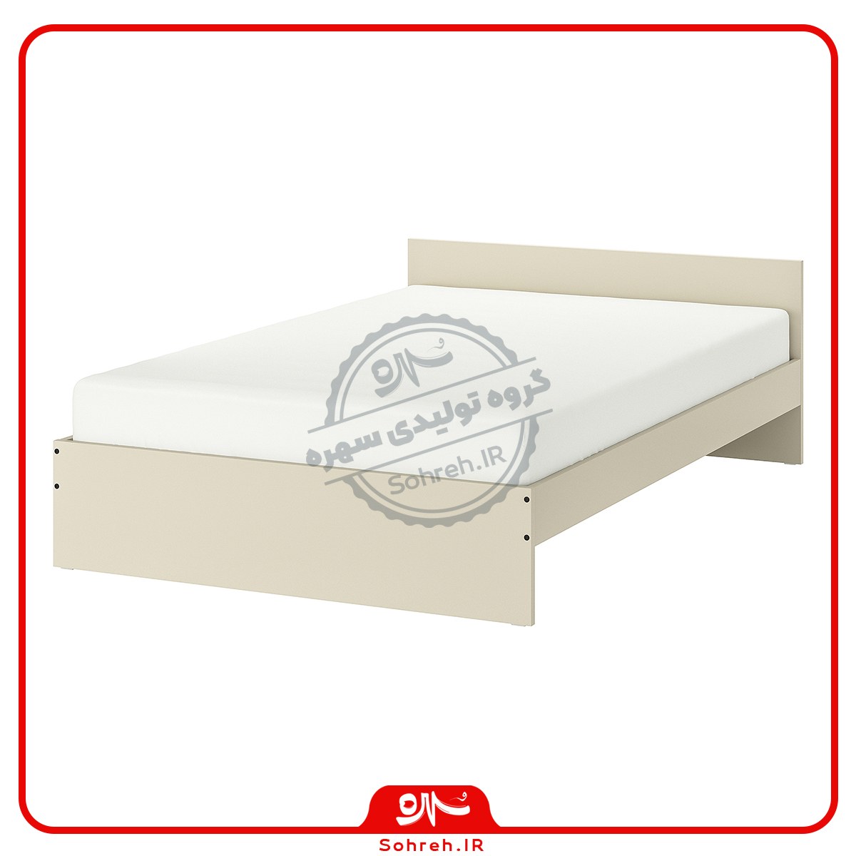 تخت خواب دو نفره مدل SO12124