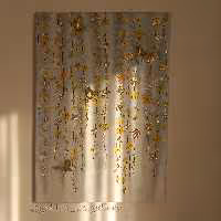 تابلو نقاشی شکوفه های بهاری گل برجسته