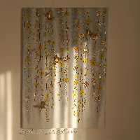 تابلو نقاشی شکوفه های بهاری گل برجسته