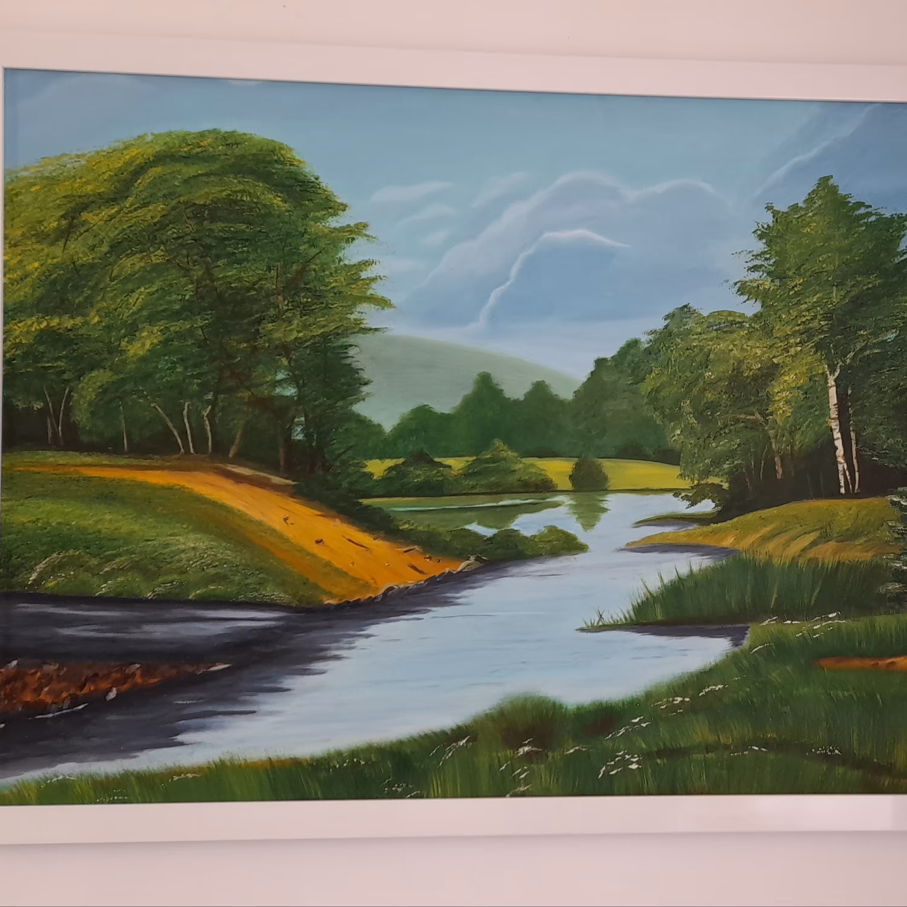 تابلو رنگ روغن طبیعت