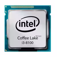 پردازنده مرکزی اینتل سری Coffee Lake مدل i3-8100 TRAY فروش تنها به همراه مادربرد