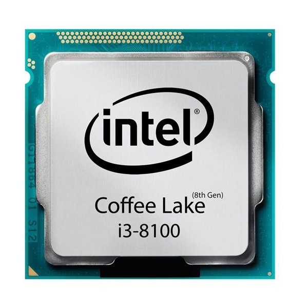 پردازنده مرکزی اینتل سری Coffee Lake مدل i3-8100 TRAY فروش تنها به همراه مادربرد