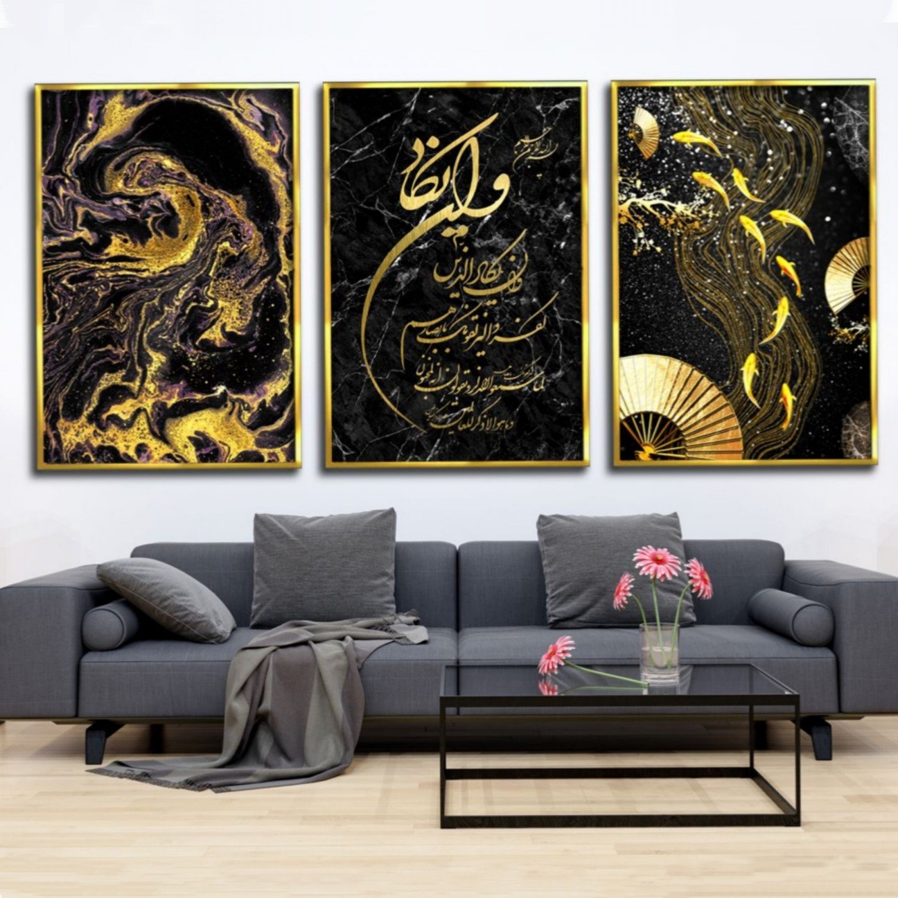 تابلو دکوراتیو 3تیکه کد 039