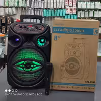 اسپیکر شارژری بلوتوثی قابل حمل (8 اینچ)مدل GTS-1700