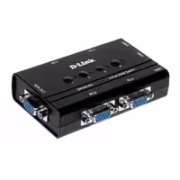سوئیچ کی وی ام 4 پورت دی لینک DKVM-4U USB Black