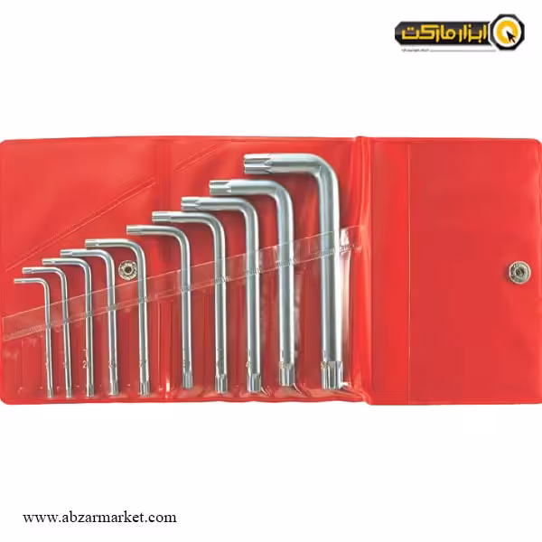 ست آچار آلن ستاره ای ایت کوتاه 10 عددی مدل TXL-10