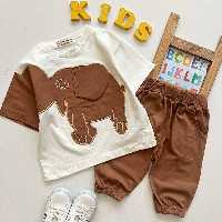 تیشرت و شلوارک فیل اسپورت دختر و پسری