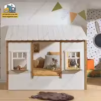 تخت خواب کودک و نوجوان کلبه BCP11