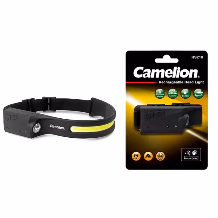 چراغ پیشانی کملیون مدل camelion RS218