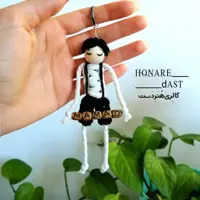 سرکلیدی پسرونه جاسوئیچی آویز ماشین با اسم انتخابی شما