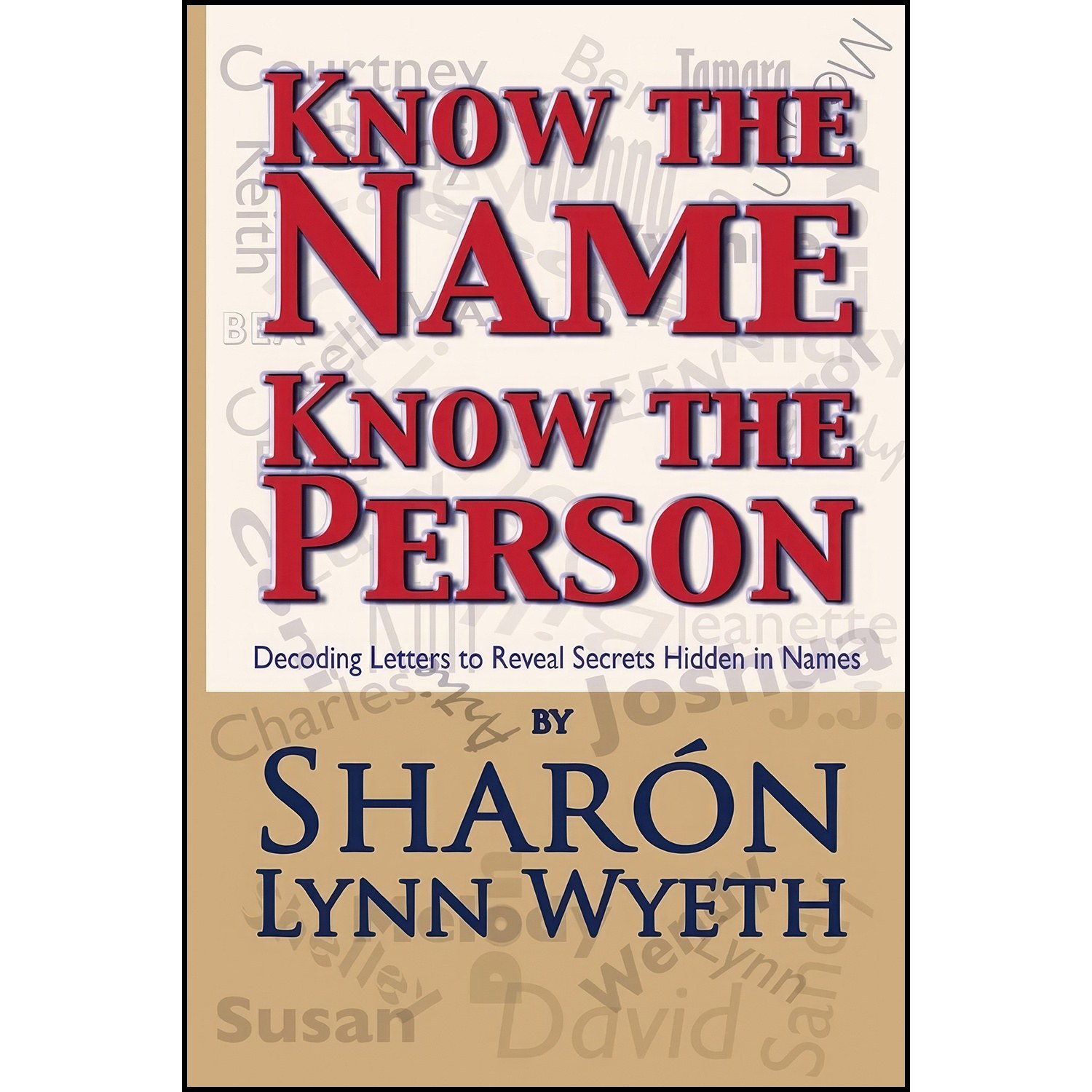 کتاب زبان اصلی Know the Name Know the Person اثر Sharon Lynn Wyeth