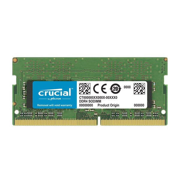 حافظه رم لپ تاپ کروشیال مدل CT16G4SFD8266 CL19 16GB DDR4 2666Mhz