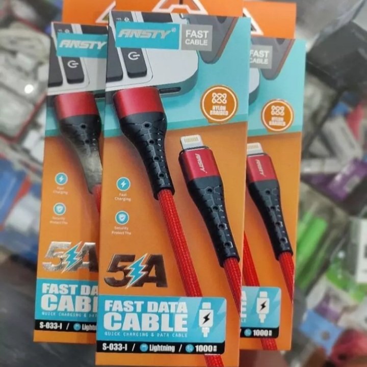 کابل شارژ آیفون Ansty مدل s-033-1