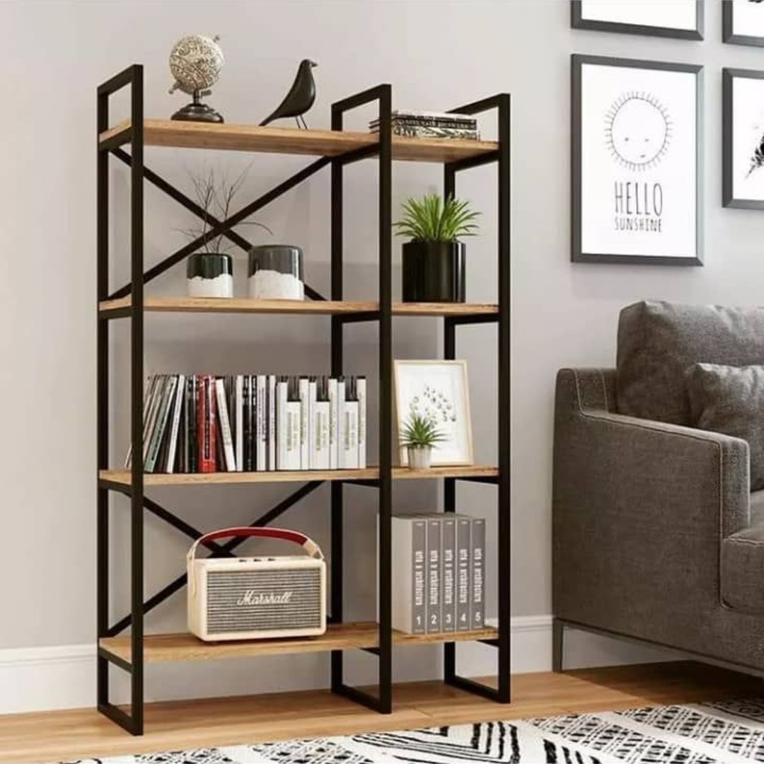 استند فلزی چوبی