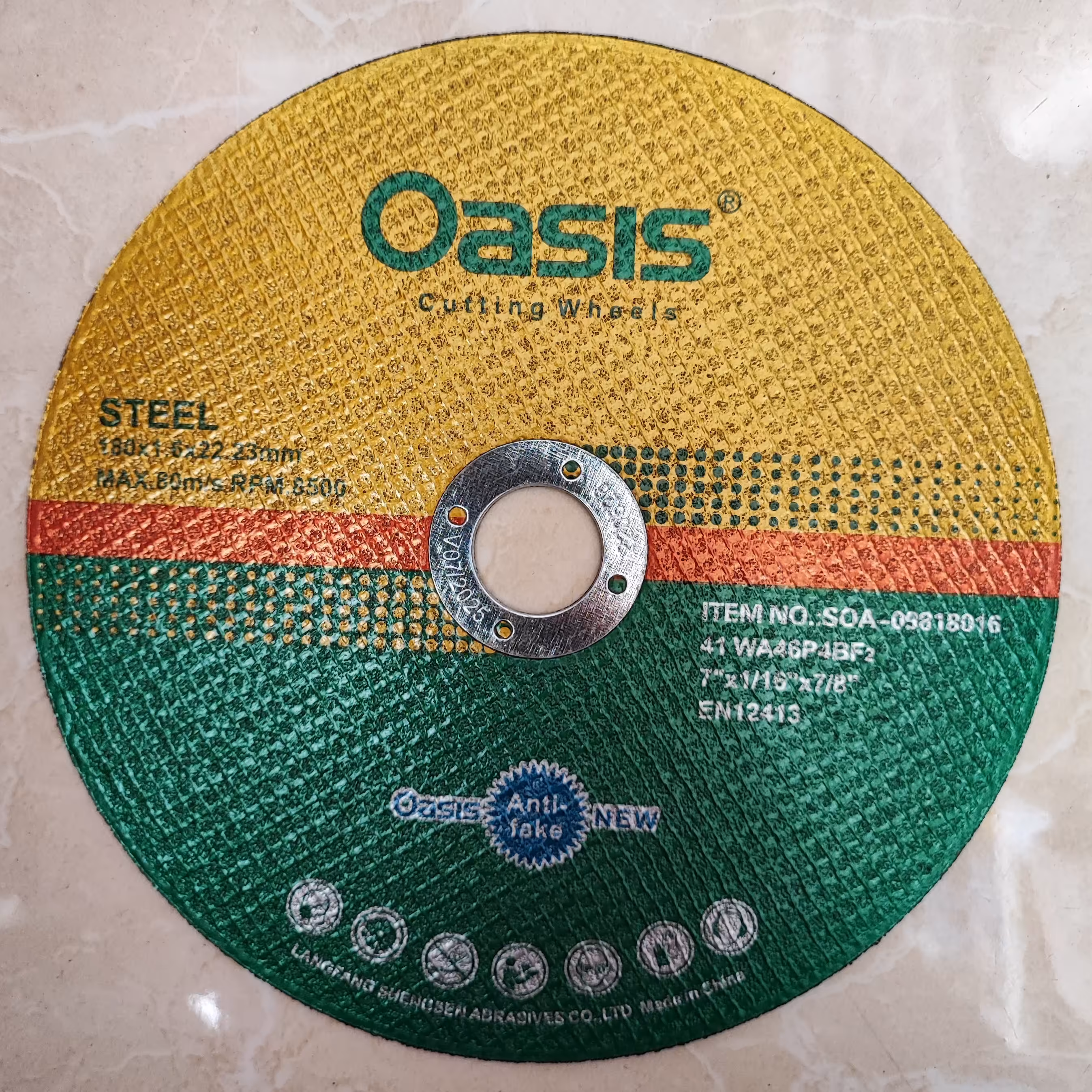 پک 5 عددی صفحه برش استیل بر اوسیس 