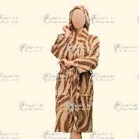 تنپوش چاپی نفیس برند DENIER طرح زبرا سایز XL