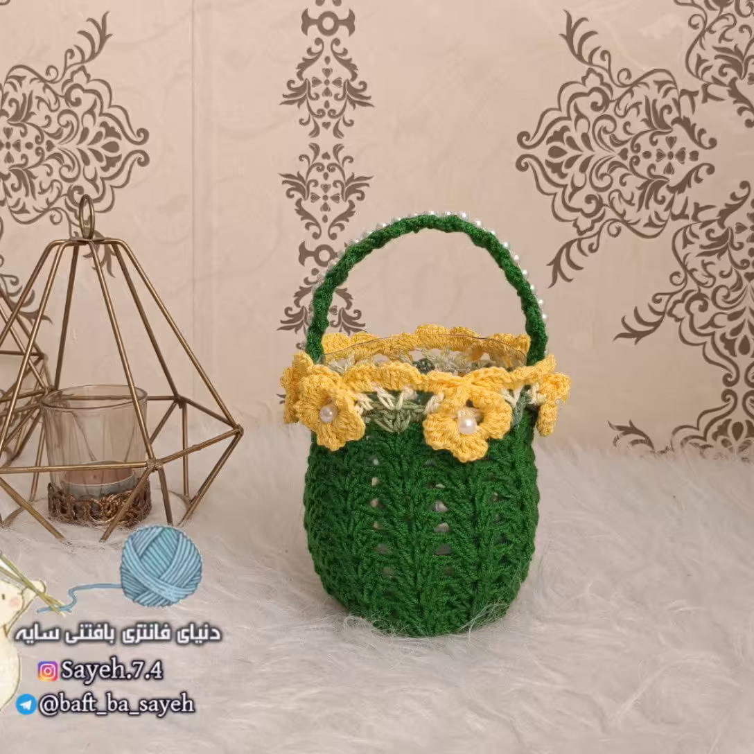 جا شکلاتی بافتنی