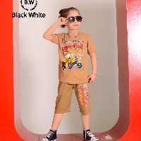 تیشرت شلوارک کتان پسرانه دخترانه اسپرت درجه یک آنزیم شور  سایز  40-45-50-55 با ارسال رایگان 