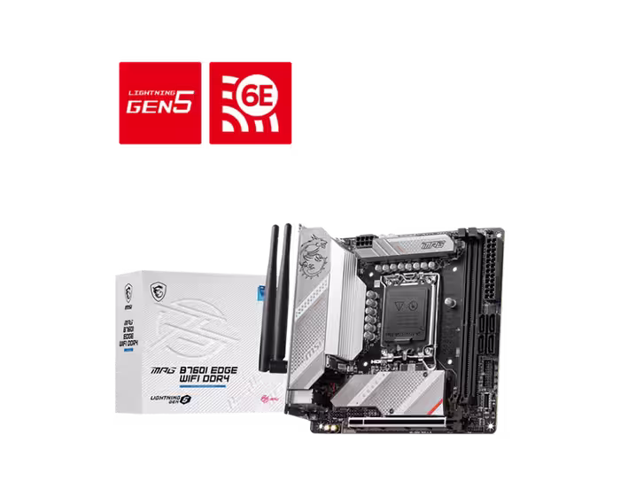 مادربرد ام اس آی مدل MPG B760I EDGE WIFI DDR4 سوکت 1700