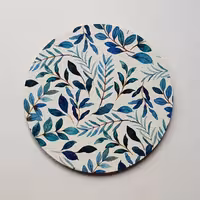 زیرلیوانی  برگ آبی