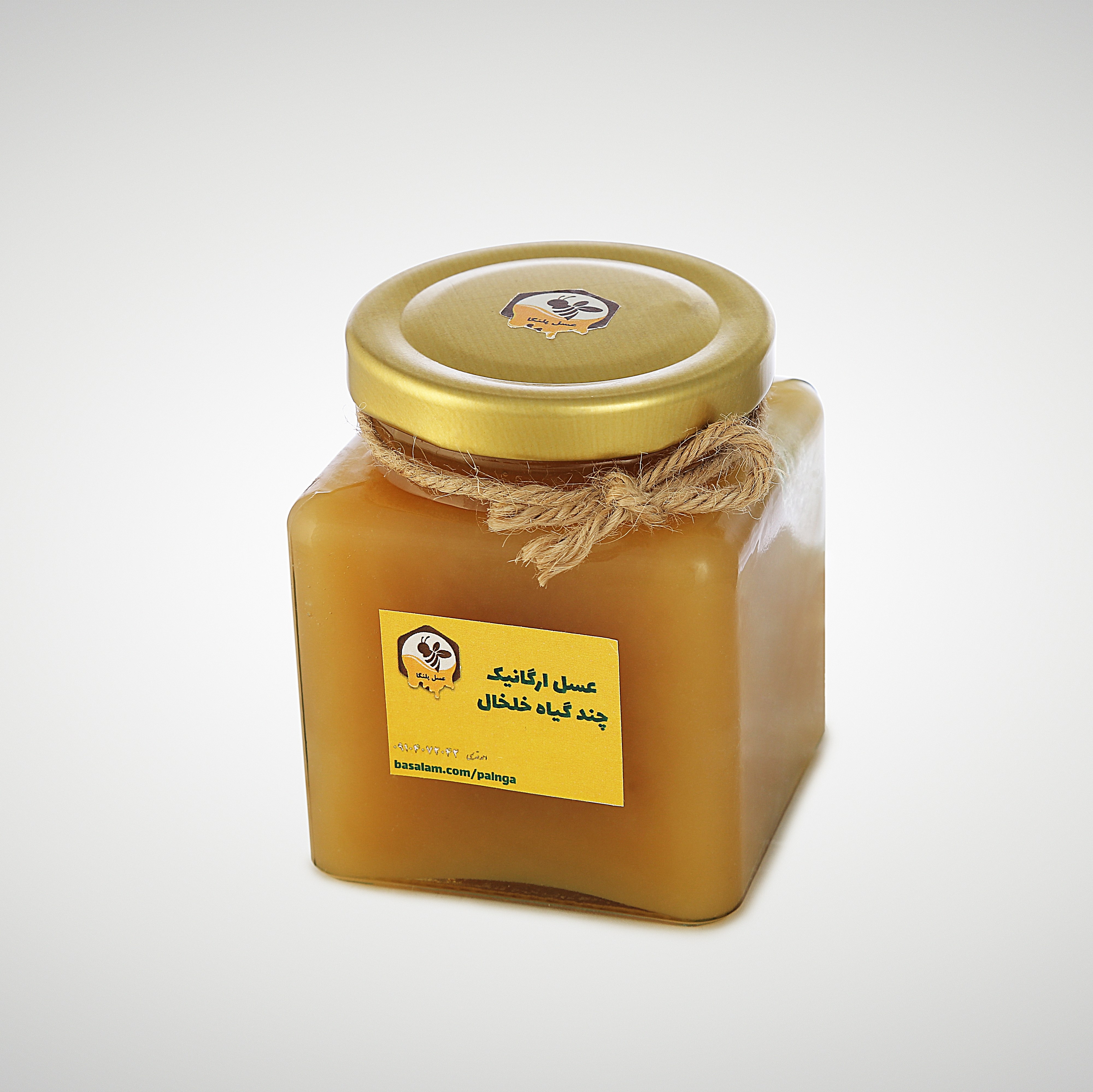 عسل ارگانیک خام رس بسته چند گیاه دیابتی کوهستان خلخال (480گرم) ا