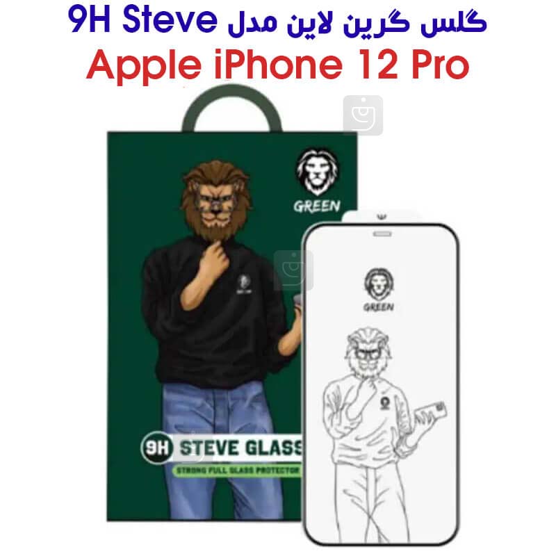 خرید گلس آیفون 12 پرو مدل گرین لاین از فارس کالا