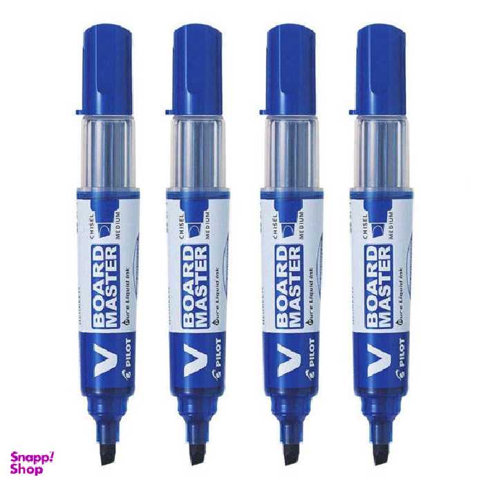 ماژیک وایت برد پایلوت مدل V-Board master-C بسته 4 عددی