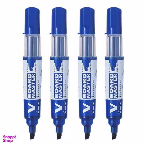 ماژیک وایت برد پایلوت مدل V-Board master-C بسته 4 عددی