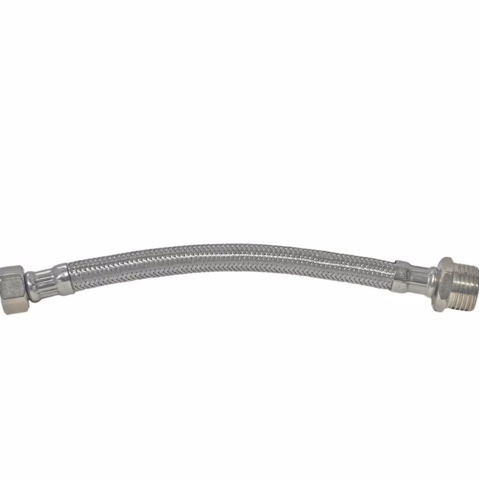 شیلنگ رابط پیسوار 30 سانت تبدیلی مهره یک دوم - مغزی سه هشتم استاندارد برند شیبا