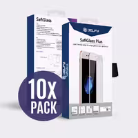 دلفی پک 10 تایی گلس سفید محافظ صفحه نمایش مدل SafiGlass Plus آیفون 8 - Hiapple.ir