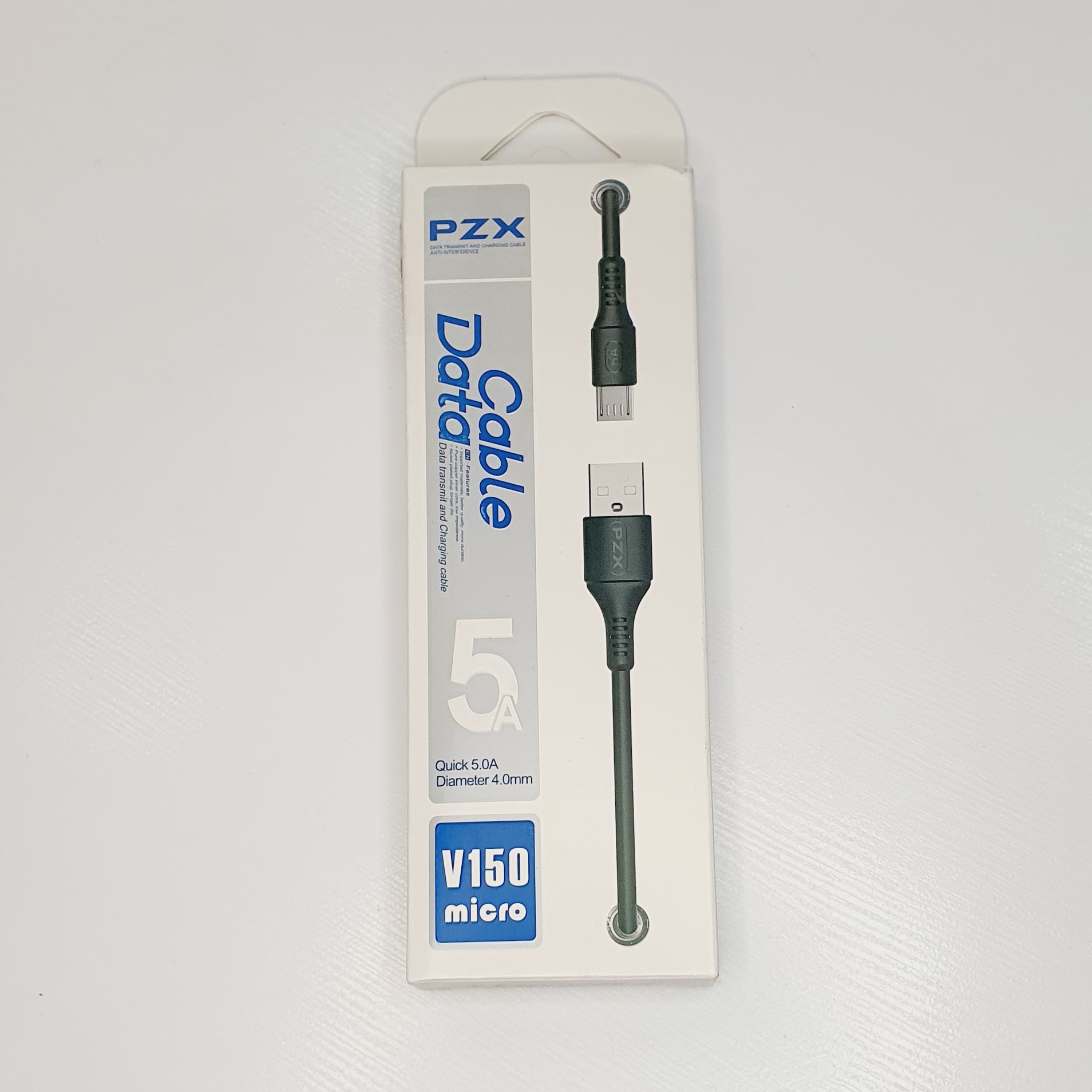 کابل FAST  شارژ و دیتا USBبهMICRO  بدنه PVC  برند PZX مدل V150