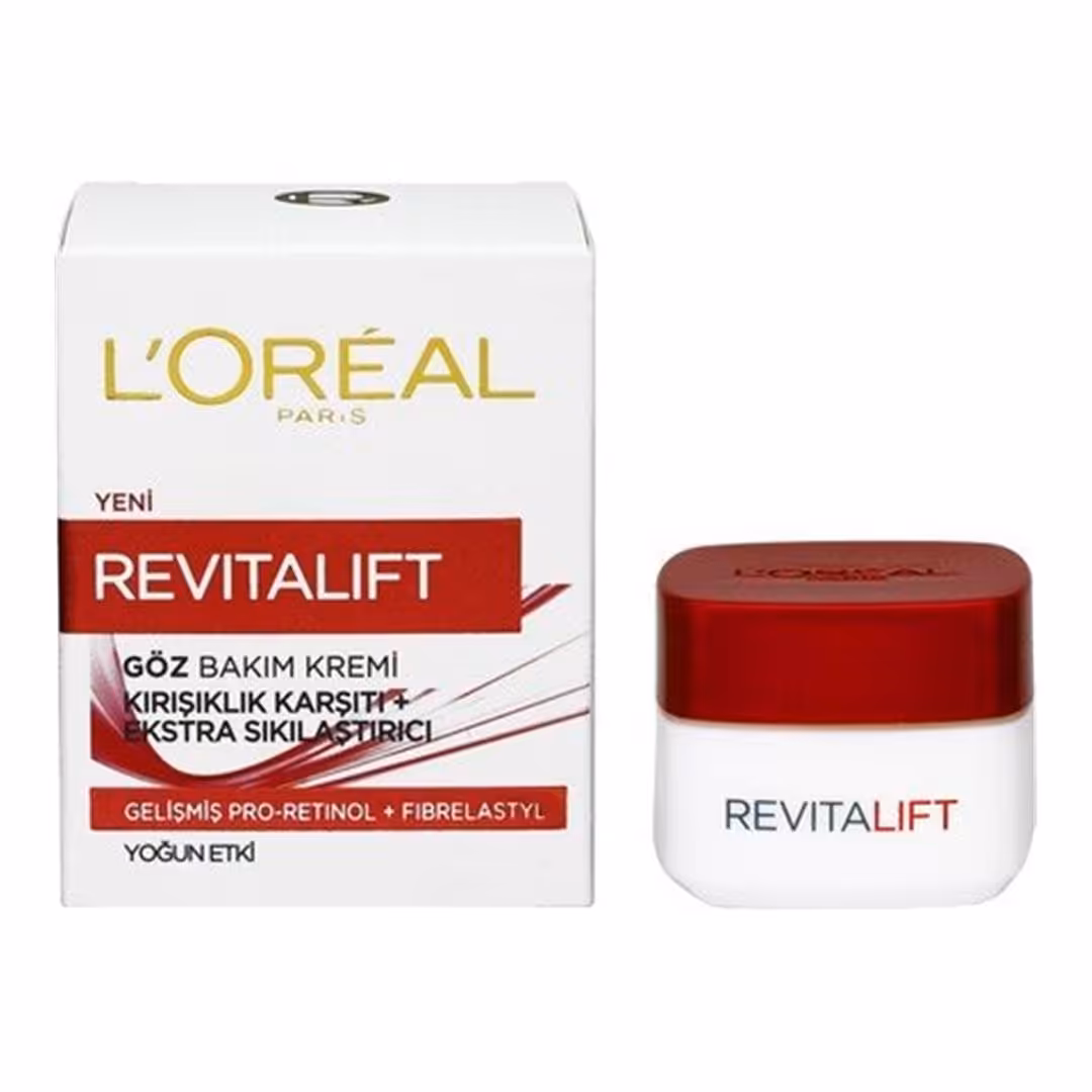 کرم ضد چروک و تقویت کننده دور چشم لورال مدل REVITALIFT حجم 15 میل | فروشگاه ارس ترک