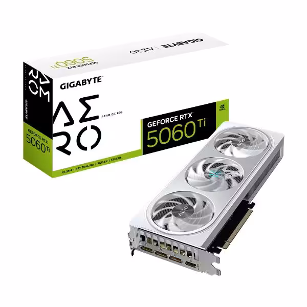کارت گرافیک گیگابایت مدل GeForce RTX 5060 Ti AERO OC 16G