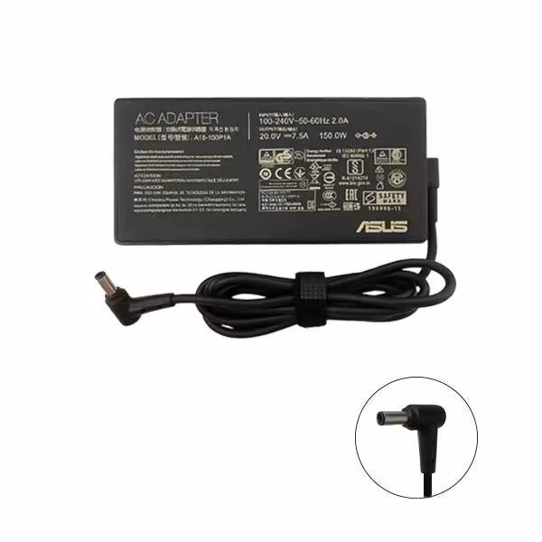 شارژر 20 ولت 7.5 آمپر 3.7*6 ایسوس