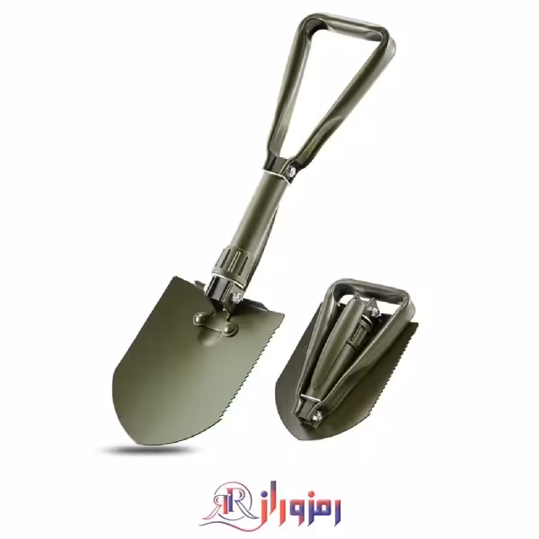 بیلچه تاشو آفرودی سبز